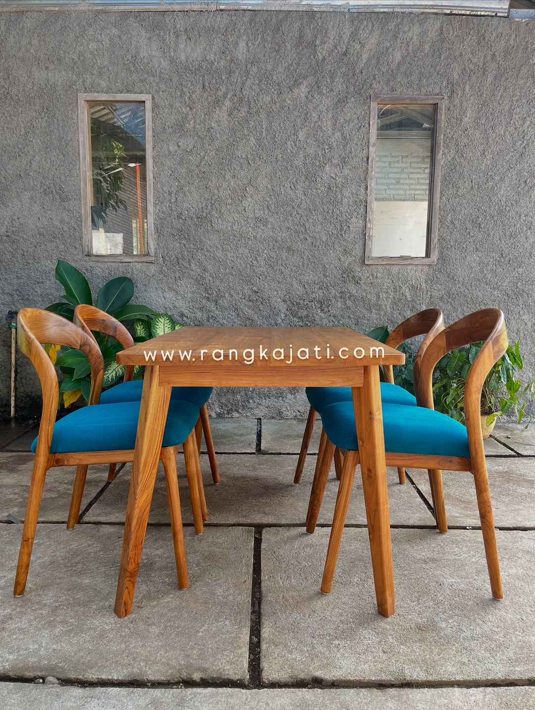 Kenzi Meja Makan Set - Gambar 5